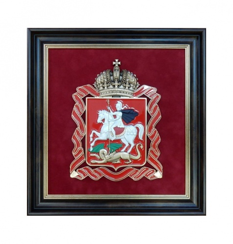 Плакетка с гербами, эмблемами Герб Московской области, ПЛ-60