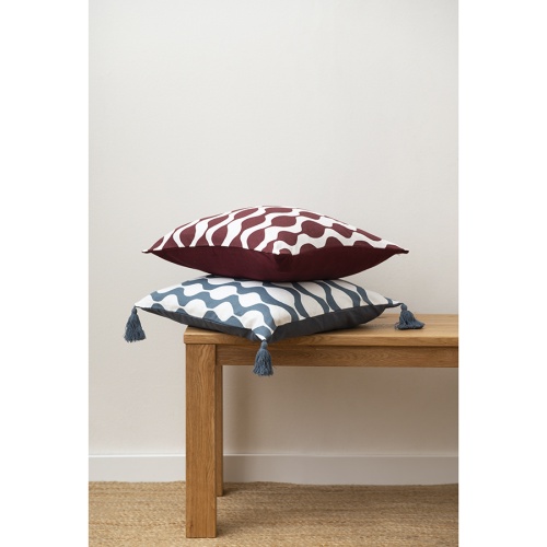 Чехол на подушку traffic, бордового цвета из коллекции cuts&pieces, 45х45 см фото 3