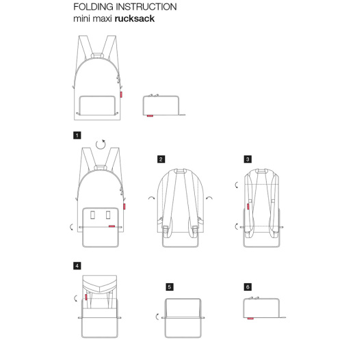 Рюкзак складной Mini maxi  фото 5