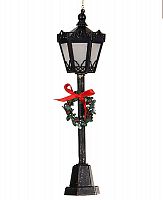Елочное украшение "Уличный фонарь" в стиле ретро, полистоун, 6.5х6.5х23 см, Edelman