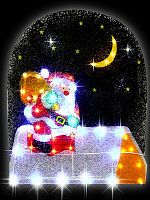Световое панно на подставке "Дед мороз на крыше", мигающие LED-лампы, 75x62x7,5 см, уличное, SNOWHOUSE