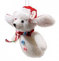 Ёлочная игрушка - подвеска "Мишка в ушанке", 15 см, KAEMINGK