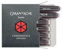 Carandache Чернила (картридж), темно-красный, 6 шт в упаковке