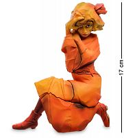 pr-SCH02 Статуэтка "Женщина в красно-оранжевом платье" Эгон Шиле (Museum.Parastone)