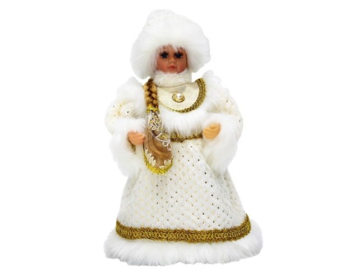 "Снегурочка" в белой с золотом шубе и шапке, Triumph Tree фото 4