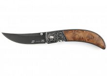 Нож Stinger, 70 мм, коричневый