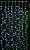 Световой дождь 2.5*1.5 м, 625 синих микроламп, прозрачный ПВХ, соединяемый, IP20, SNOWHOUSE