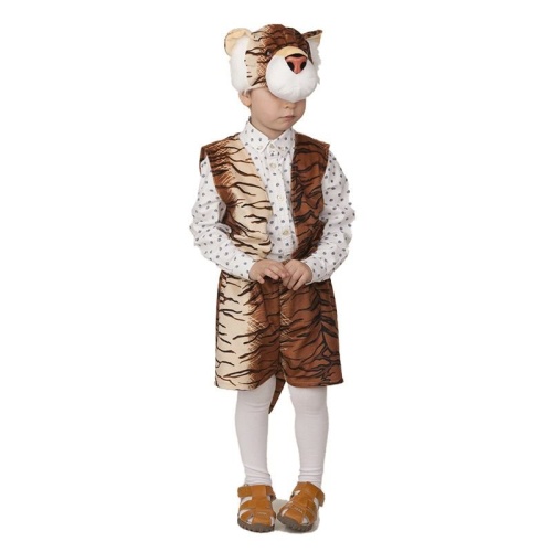 Карнавальный костюм Тигр Тим, размер 110-56, Батик фото 3