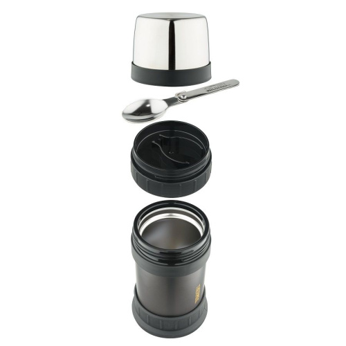 Термос для еды Thermos 2345GM Stainless Steel (0,47 литра), черный фото 2