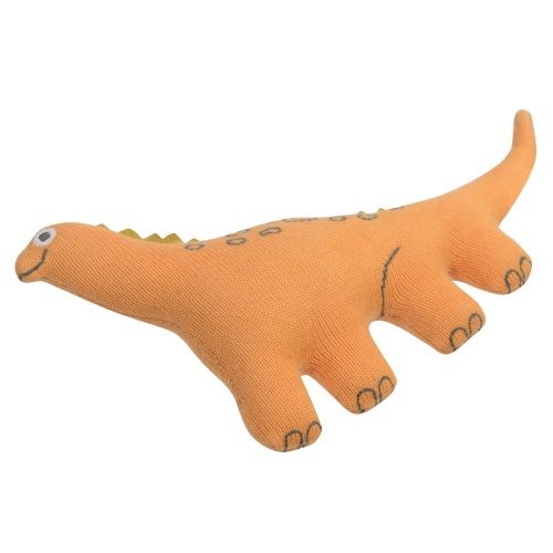 Погремушка из хлопка Динозавр toto из коллекции tiny world 14х8 см фото 6