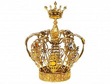 Ёлочная верхушка "Ювелирная корона", золотая, 23 см, Goodwill