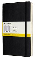 Блокнот Moleskine Classic Soft Expended Large, 400 стр., черный, в клетку