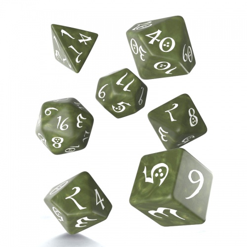 Набор кубиков для RPG "Классика", оливковый фото 2