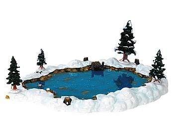 Настольная композиция 'Лесное озеро', 6 предметов, 29х20.6х9.6 см, LEMAX