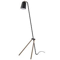 Лампа напольная giraffe, 138 см, дуб, черное матовое основание