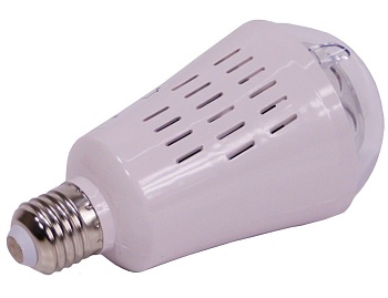 Светодинамическая лампа "Звёздный вальс", 4 тёплых белых LED-огня, проекция 36 м2, 7.5x14.5 см, цоколь Е27, для дома, Kaemingk