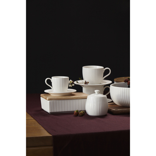Масленка с бамбуковой крышкой soft ripples, dual glazing фото 2