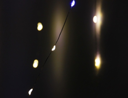 Электрогирлянда "Бахрома роса", белые мини LED-огни, SNOWHOUSE фото 3