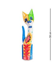 99-272 Статуэтка «Кошка» 50 см (албезия, о.Бали)