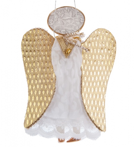 RK-422 Кукла-подвеска "Ангел с колокольчиком" фото 2
