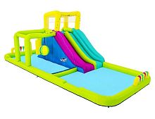 Надувной аквапарк Splash Course с двойной горкой и полосой препятствий, 710x310x265 см, BestWay