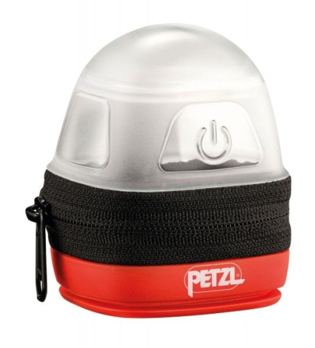 Кейс для налобных фонарей Petzl, который рассеивает свет в режиме кемпинговой лампы