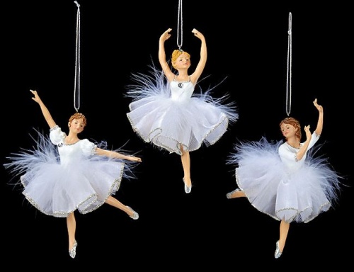 Ёлочное украшение "Воздушная балерина", полистоун,  15 см, в ассортименте, Adler фото 2
