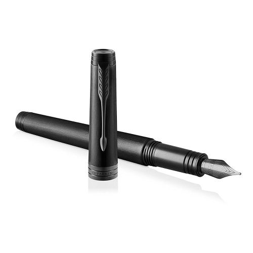 Parker Premier - Monochrome Black, перьевая ручка, F фото 2