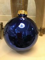 Шар SHINY DARK BLU 10CM