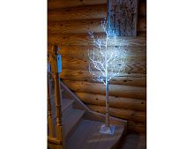 Светящееся дерево БЕЛАЯ БЕРЁЗА, холодные белые микро LED-огни, уличная, Kaemingk (Lumineo)