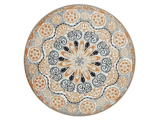 Садовый кофейный столик с мозаикой ОЧАРОВАНИЕ ВОСТОКА, складной, металл, керамика, 67х36 см, Kaemingk фото 2