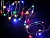 Гирлянда СВЕТЛЯЧКИ, 80 разноцветных mini LED-ламп, 8+3 м, серебряный провод, уличная, Koopman International