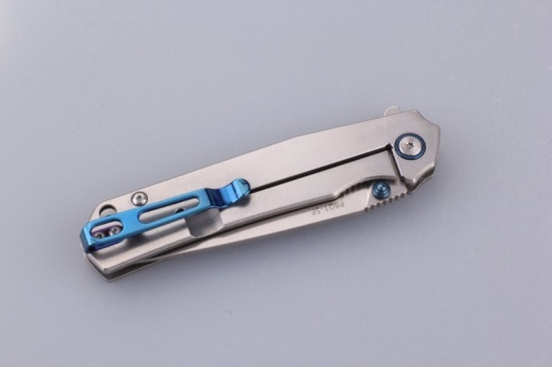 Нож Ruike P801, серебряно-синий фото 4