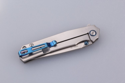 Нож Ruike P801, серебряно-синий фото 2