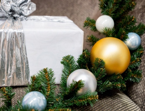 Гирлянда "Рождественская" 3 ажурная, хвоя - PVC, 270х32 см, MOROZCO фото 4