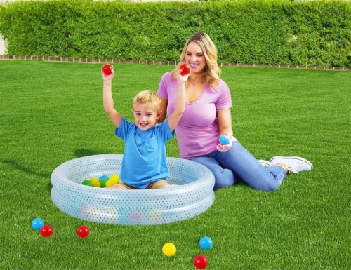 Надувной бассейн с мячами Play Pool, 91x20 см, от 2 лет, BestWay, фото 2