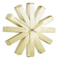 Часы настенные Ribbon латунь