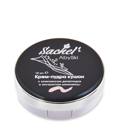 MED-01/155 «Сашель» AbySki крем-пудра кушон с комплексом дипептидов и экстрактом шелковицы 18 мл фото 7