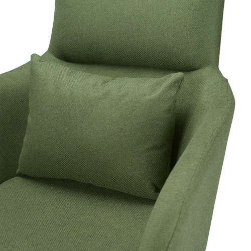 Кресло с подставкой для ног и подушкой bridjet, рогожка фото 3