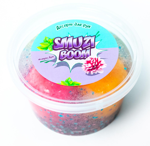 Слайм-десерт для рук Smuzi boom Флоат с ароматом манго, 200 гр фото 5