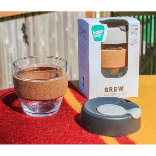 Кружка keepcup brew cork m 340 мл black фото 5