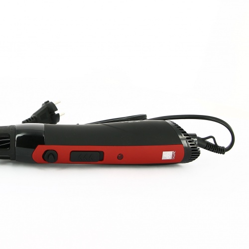 Фен-щетка Dewal Air-Dream,1000 Вт, 2 насадки (25 и 38 мм), красная фото 2