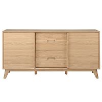 Комод unique furniture, rho, 3 секции, 160х45х80,1 см