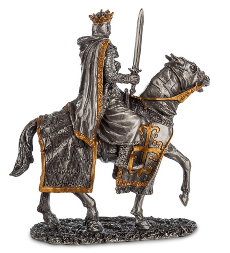 WS-820 Статуэтка «Конный рыцарь крестоносец» фото 2
