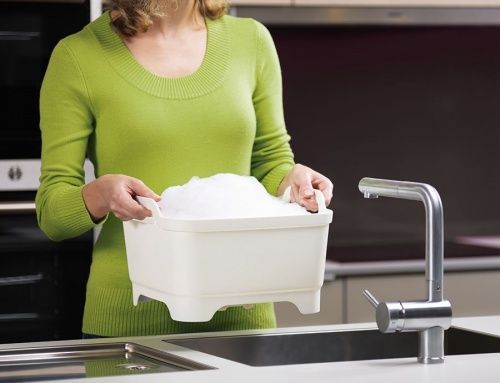 Контейнер для мытья посуды wash&drain™ серый, 85056 фото 3