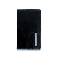 Чехол для кредитных/визитных карт Piquadro Blue Square, цвет черный, 10x6x1,5 см (PP1263B2/N)