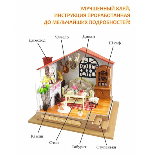 Румбокс, интерьерный конструктор MiniHouse Дом в стиле шале фото 5