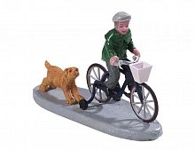 Фигурка 'Маленький велосипедист', 8 см, LEMAX