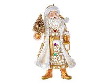 Ёлочная игрушка САНТА-ФРАНТ С ФОНАРИКОМ, полистоун, 13 см, Kurts Adler