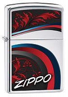 Зажигалка ZIPPO Classic с покрытием High Polish Chrome, латунь/сталь, серебристая, 36x12x56 мм, 29415